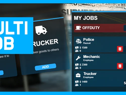 FiveM Mod Core Multiple Jobs FiveM resource preview