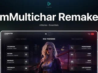 Cyber Multichar FiveM resource preview