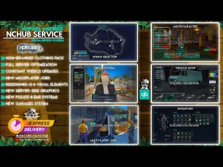NCHUB V2.0 | NoPixel Inspired FiveM resource preview