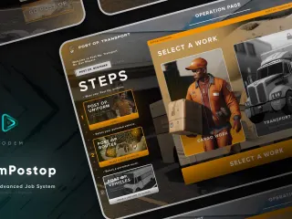 CodeM mPostop — Advanced Cargo Work FiveM resource preview