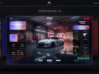 CodeM mVehicleShop — Advanced Vehicle Dealership FiveM resource preview