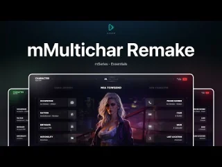 CodeM mMultichar — Advanced Multi-Character System FiveM resource preview