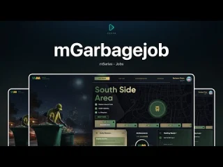 CodeM mGarbagejob — Advanced Co-Op Sanitation Job FiveM resource preview