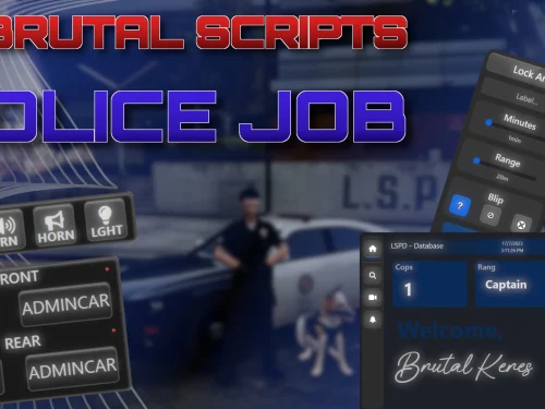 ESX Police Job FiveM resource preview