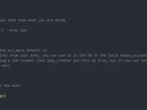 ESX Army Job FiveM resource preview