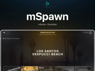 CodeM mSpawnSelector — Spawn Location Picker FiveM resource preview