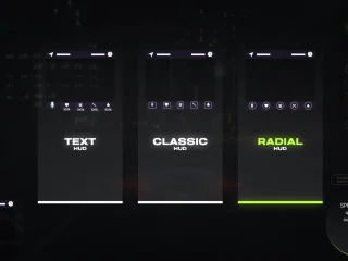 BLVCK HUD v2 NEON FiveM resource preview