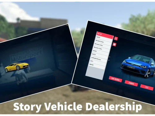 Story Vehicle Dealership FiveM resource preview