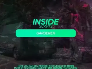 [ESX] Advanced Gardener Job FiveM resource preview