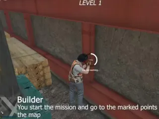 Builder Job (Leveling System) FiveM resource preview