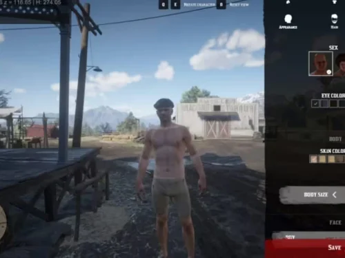 Aperçu des ressources de RedM Character Creator pour FiveM