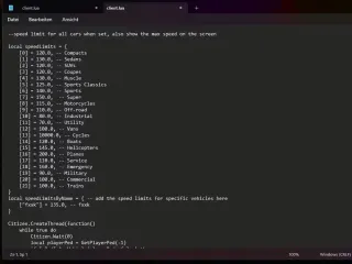 SpeedLimit Script FiveM resource preview