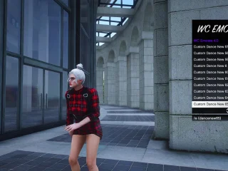DP Emotes v4.0 FiveM animation menu preview