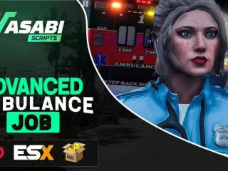 [ESX] Advanced Ambulance Job FiveM resource preview