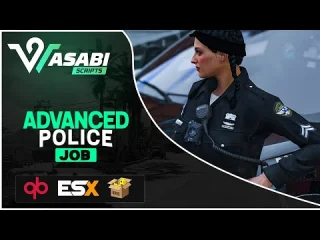 (ESX/QB) Advanced Police Job FiveM resource preview