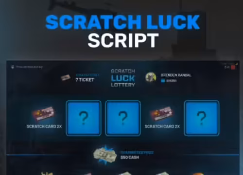 Aperçu de la ressource Scratch Lottery FiveM