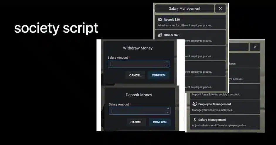FiveM society script