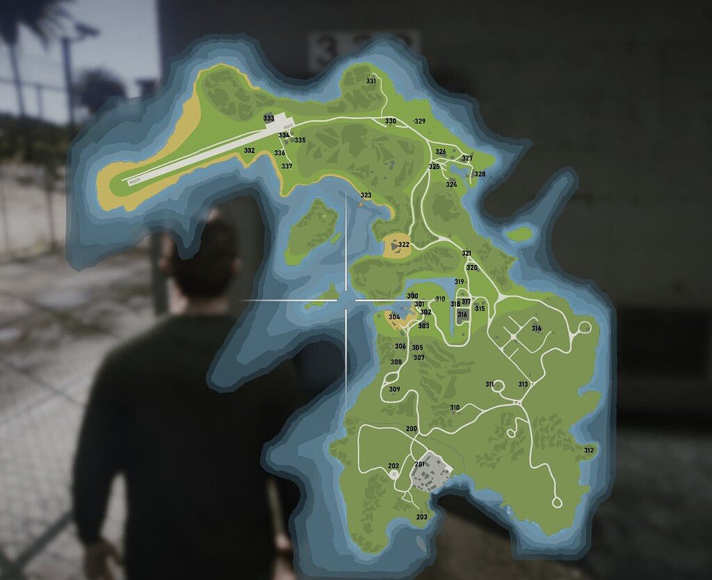 Cayo Perico Postal Map