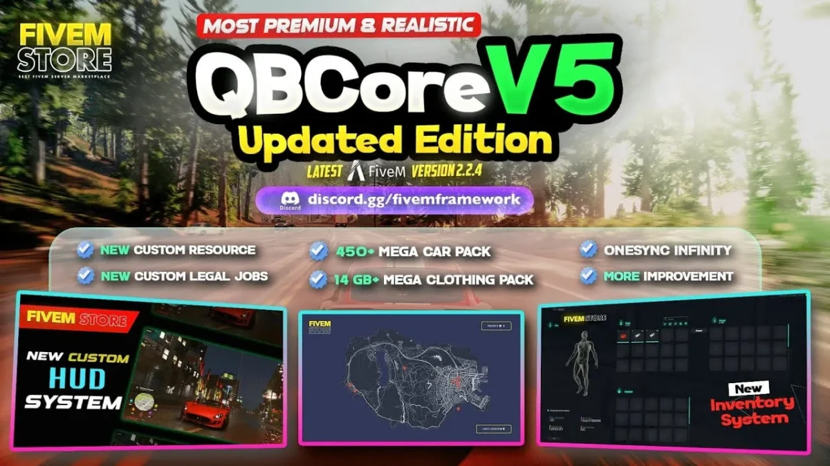 QBCore V5 FiveM aperçu des ressources 2