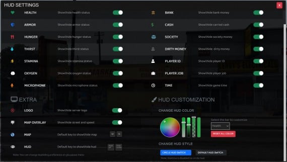 OC HUD v2 – ESX (NOW FREE)