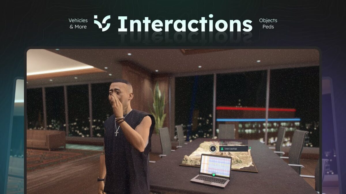 interactions Aperçu des ressources Interactions V2 FiveM
