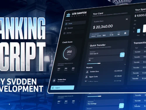Svdden Premium Banking FiveM resource preview