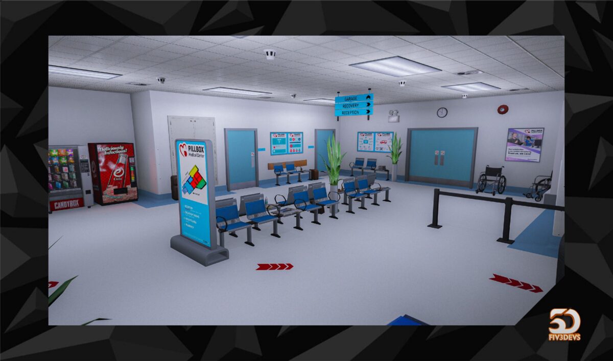 Vorschau der Fiv3devs Pillbox Hospital FiveM Ressource 3
