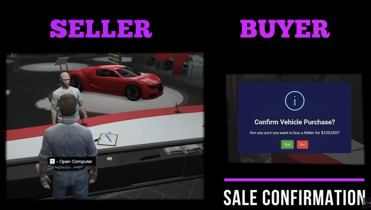 Aperçu de la ressource Zerio Cardealer FiveM 3