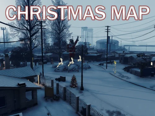 Aperçu de la ressource Carte de Noël FiveM