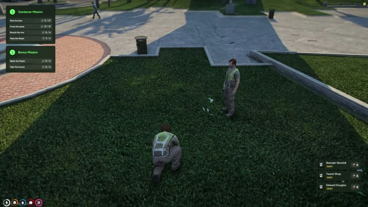 Aperçu de la ressource Multiplayer Gardener Job FiveM 7