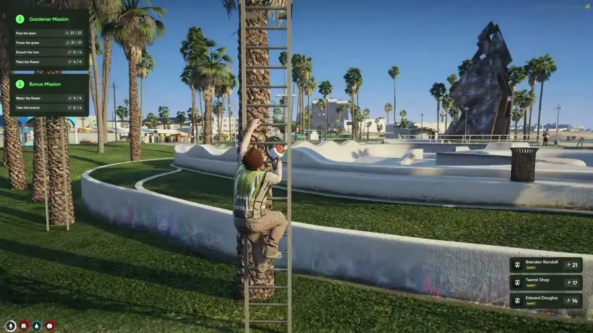 Aperçu de la ressource Multiplayer Gardener Job FiveM 10
