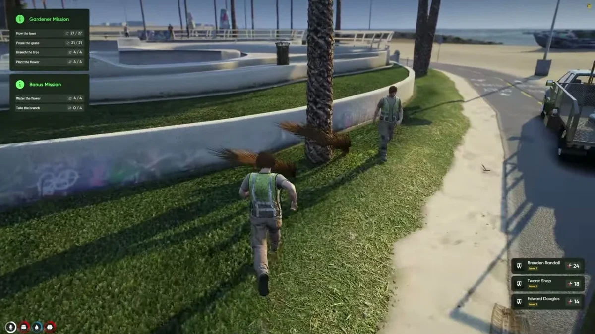 Aperçu de la ressource Multiplayer Gardener Job FiveM 11