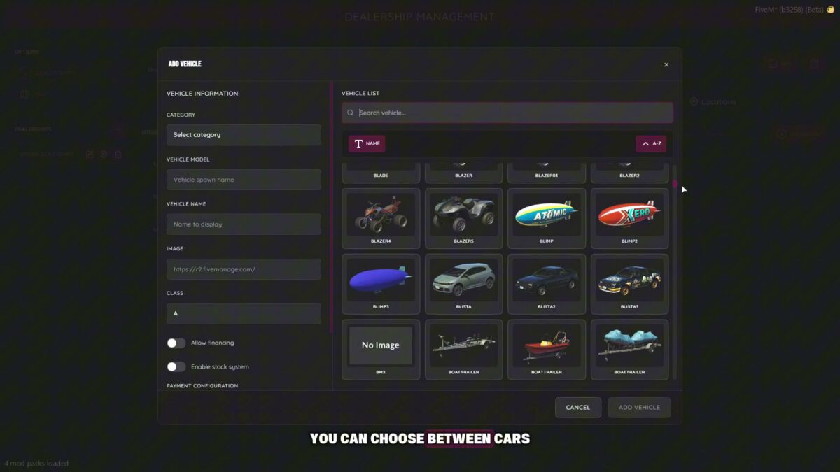 Origen Dealership System | Fortgeschrittener Fahrzeugverkauf für FiveM FiveM Ressourcen Vorschau 3