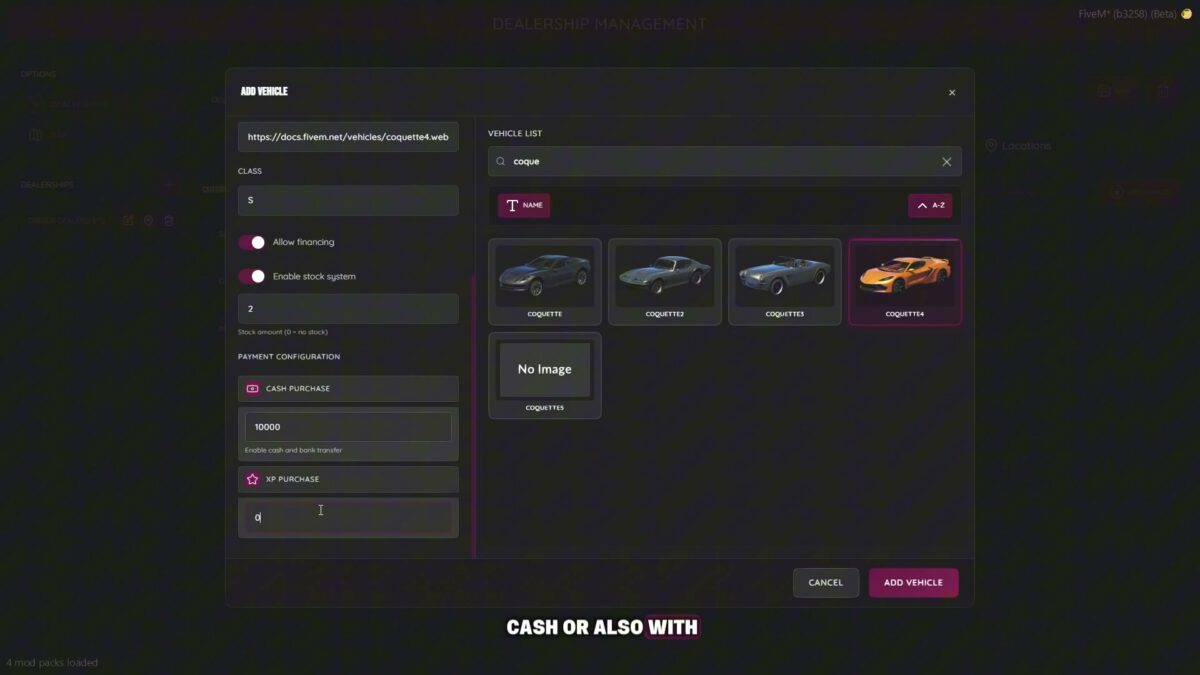 Origen Dealership System | Fortgeschrittener Fahrzeugverkauf für FiveM FiveM Ressourcen Vorschau 4
