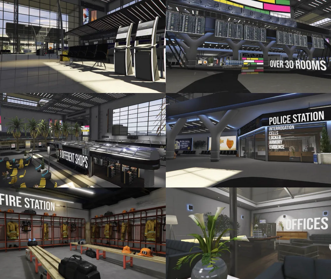 LSIA (Airport) V2 LSIA (Aéroport) V2 FiveM aperçu de la ressource