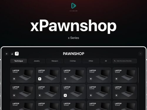 CodeM xPawnshop — Script Avançado de Loja de Penhores FiveM pré-visualização do recurso