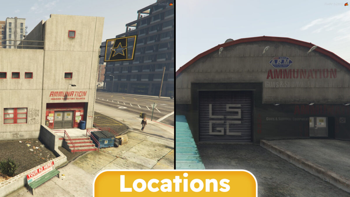 KingMaps Ammunation MLO - 11 Locations KingMaps Ammunation MLO - 11 emplacements FiveM aperçu de la ressource