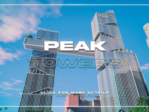 Aperçu de la ressource - Peak Towers - Gratte-ciel emblématique MLO FiveM
