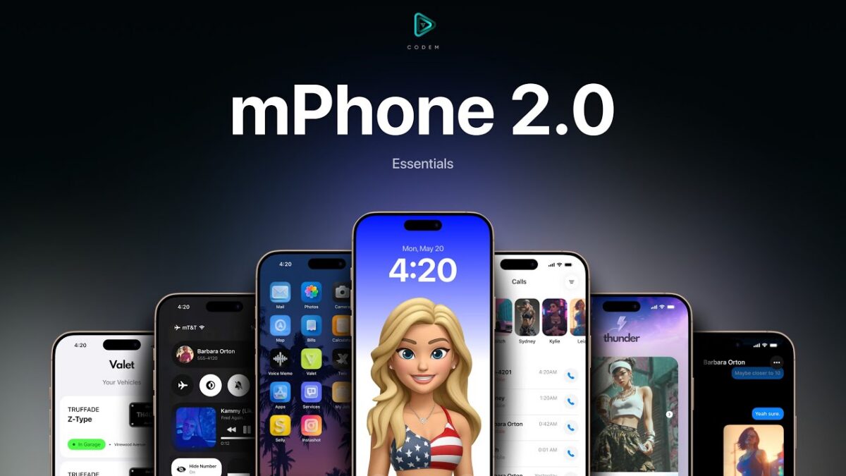 CodeM Téléphone (mPhone 2.0) FiveM aperçu de la ressource 2