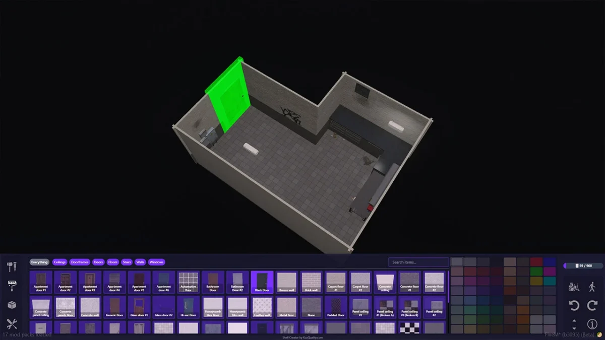 KQ Shell Creator - FiveM Concepteur d'intérieur en jeu 4