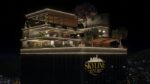 Skyline Reverie Rooftop Lounge avec Business Script