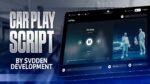 Meilleure prévisualisation vidéo CarPlay montrant l'interface du script CarPlay