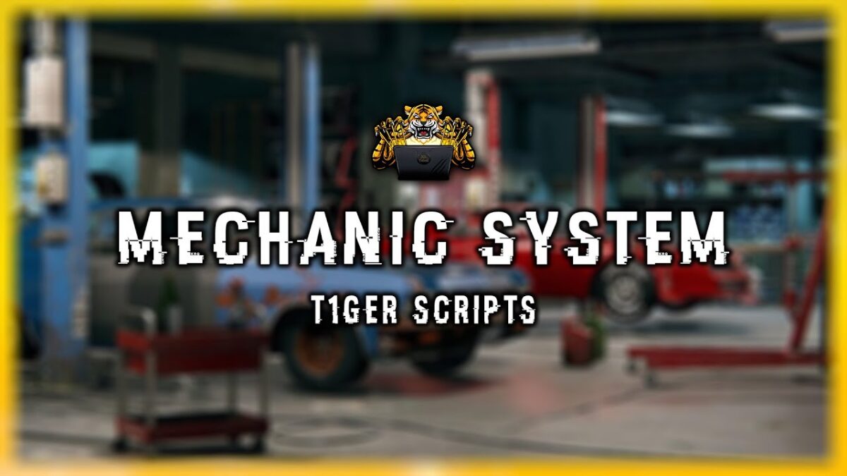 Aperçu du système de mécanique FiveM par T1GER Scripts