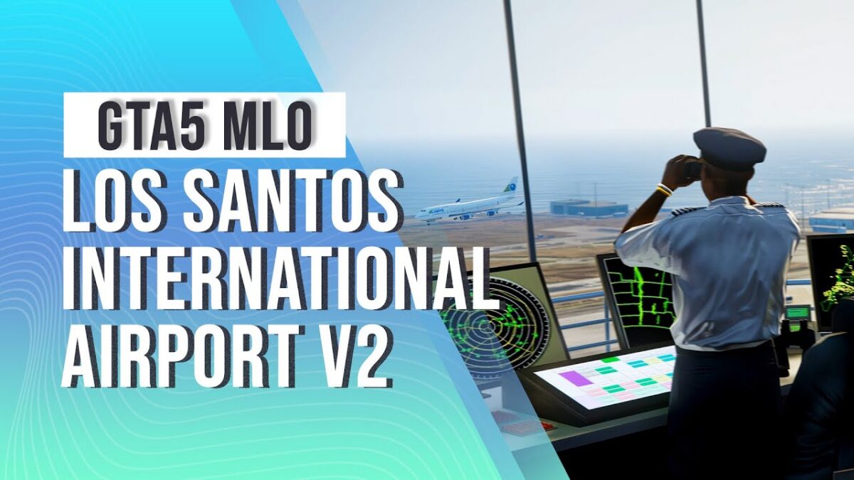 Prévisualisation vidéo de l'aéroport LSIA V2 montrant l'aéroport international de Los Santos V2
