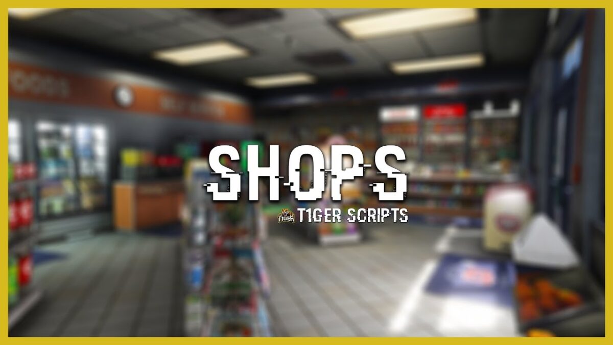 Prévia em vídeo da T1ger Shops mostrando o interior da loja