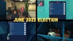 Vote System Video-Vorschau, die die In-Game-Wahl-Oberfläche zeigt