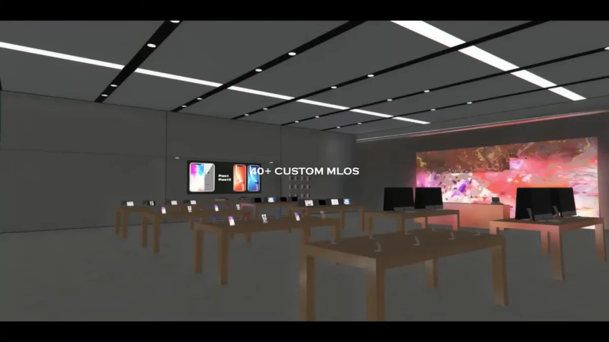 Intérieur de boîte de nuit inclus dans Liberty City VIP présenté dans la vidéo exacte du produit