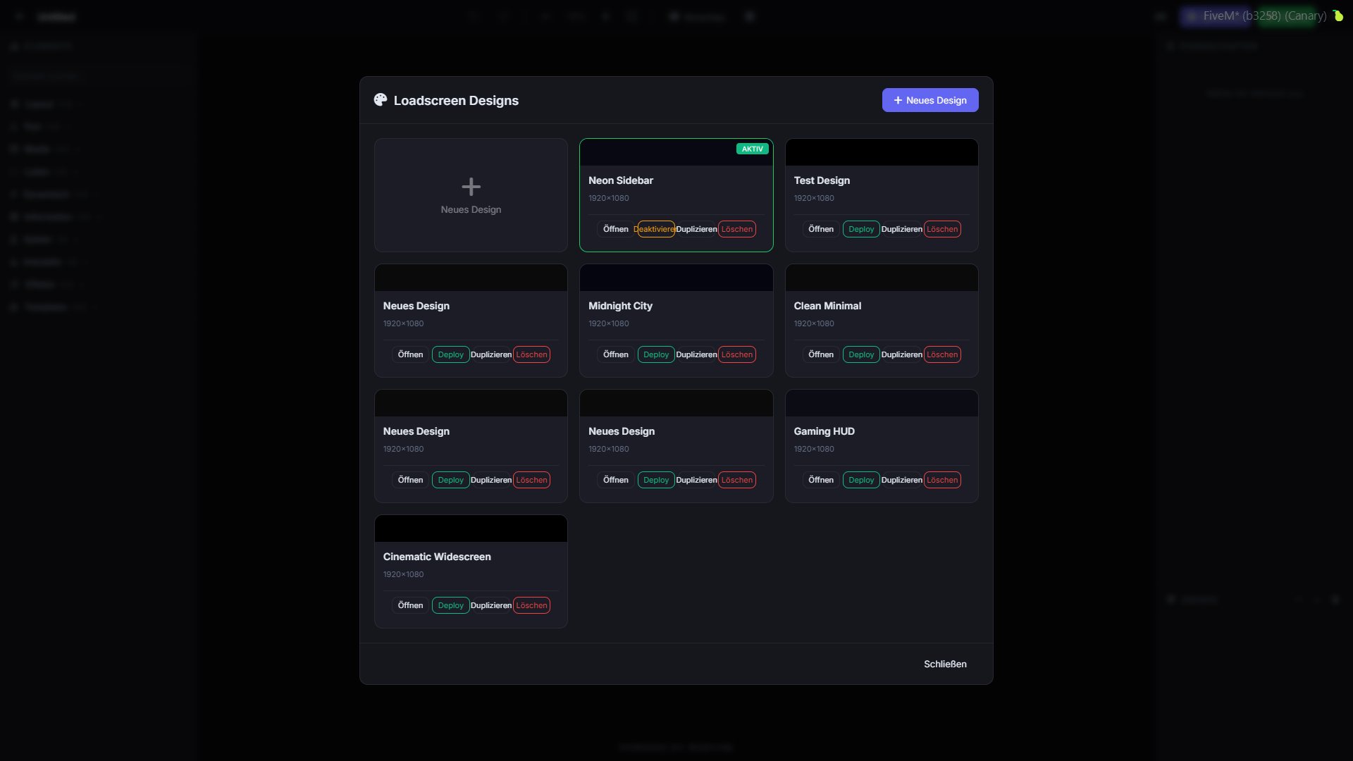 webcom loadscreen - Ingame Loadscreen Editor & Media Manager