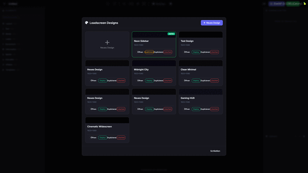 webcom loadscreen - Ingame Loadscreen Editor & Media Manager