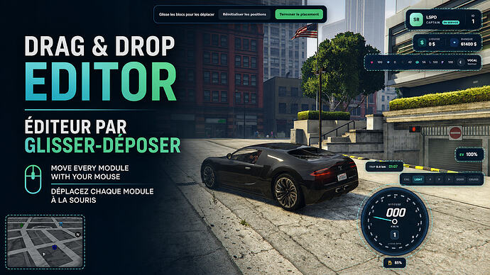 Hexa HUD – Customizable Modern HUD